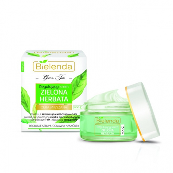 Bielenda green tea matifying night creamمرطب بيلندا